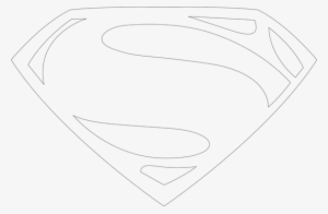 Superman Man Of Steel Logo - Superman Logo Man Of Steel Outline