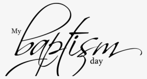 Baptism Word Art Png