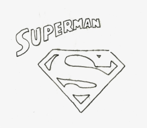 Superman - Superman Logo Pencil Drawing