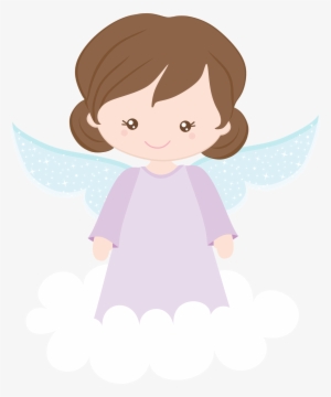 Angel Baby Shower, Communion Invitations, Birth Of - Little Angel Baptism Png
