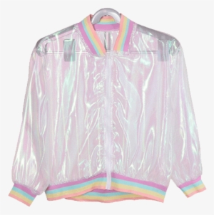 Iridescent Hologram Laser Jacket V=1534215409 - Harajuku Summer Women Jacket Laser Rainbow Symphony