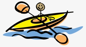 Splash Clipart River - Kayaking Cartoon