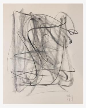 Original Modern Charcoal Drawing By Tony Curry