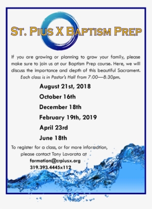 Baptism Preparation Classes
