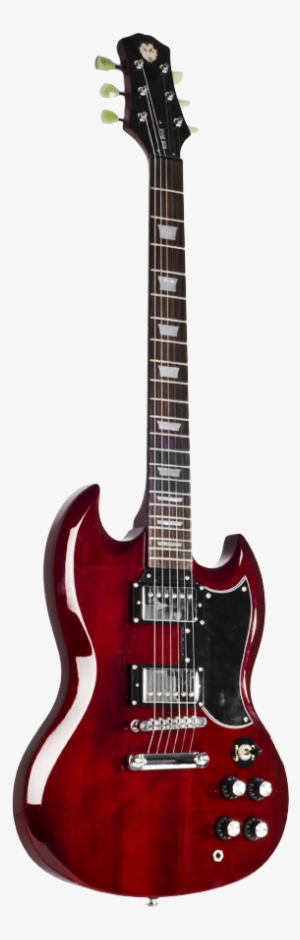 Worthy Fender Copy Of P-bass From Squier - Red Devil Guitar