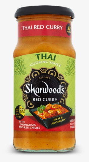 Red Curry Simmer Sauce - Sharwoods Red Curry Sauce, Thai, Medium - 14.1 Oz Jar