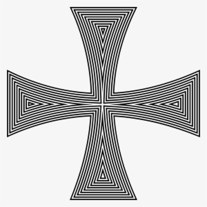 This Free Icons Png Design Of Maltese Cross Line Art