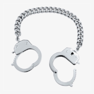 Nancy Grace Handcuff Bracelet - Silver-tone Handcuffs Chain Bracelet - Halloween Jewelry