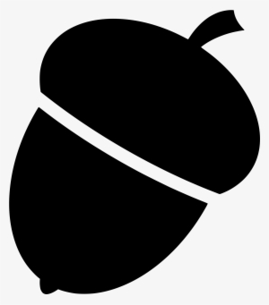 File Black And White Wikimedia Commons Open - Acorn Clip Art Black And White