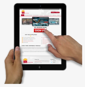 Tablet In Hands Png Image - Ipad Hands Png