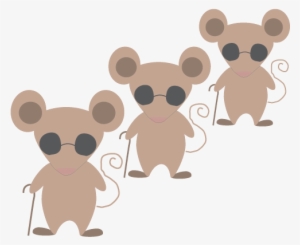 3 Blind Mice - Three Blind Mice Clipart