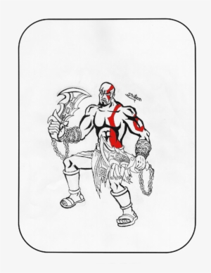 Kratos The God Of War By Sav8197 On Deviantart - Drawing