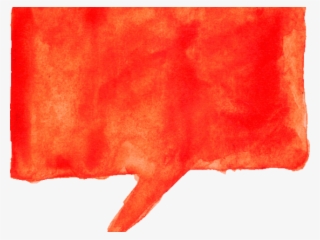 Speech Bubble - Watercolor Paint