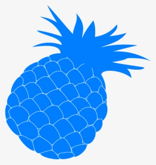 Transparent Blue Pineapple
