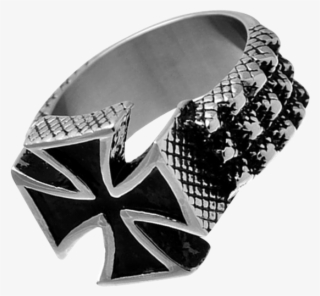 Iron Cross Tire Tread Ring