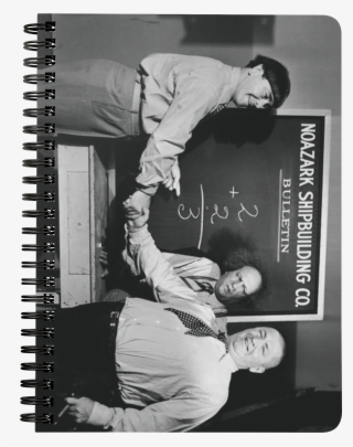 Three Stooges Spiral Notebook - Photograph