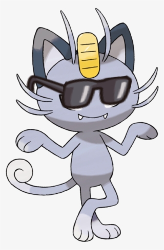 Pokémon Wearing Sunglasses - Pokemon Alola Form Transparent