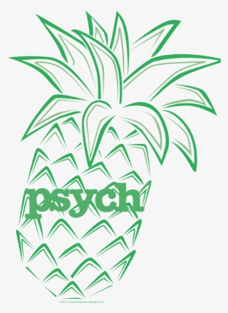 Psych Pineapple Men's Long Sleeve T-shirt - Transparent Psych Pineapple