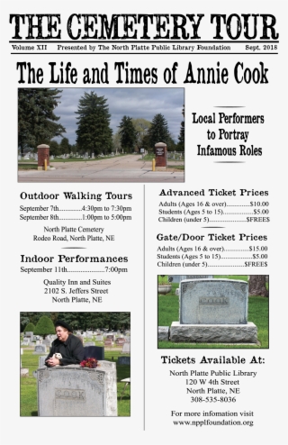 2018 Cemetery Tour Information - Tree