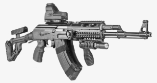 1457 Milled Ak 47 Uas 3d Png Wed - Ak 47 Fab Defense