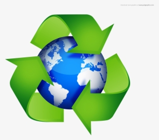 Globe Recycling Icon - World Recycling