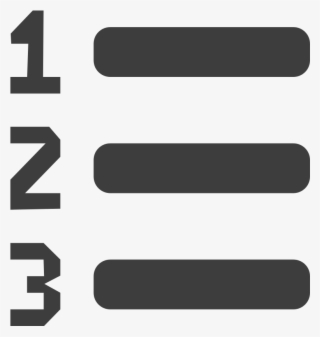 File - Visualeditor - Icon - Number List Ltr - Svg - Eyewear