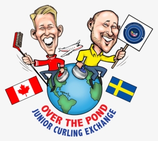 Over Pond Junior Curling 1 - Canada Flag