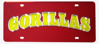 Pitt State Gorillas Arch Automobile License Plate Stockdale - Carmine