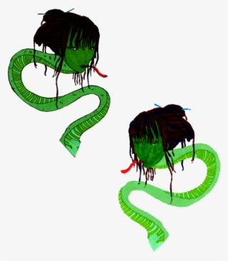 2 Snake Heads - Illustration