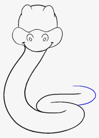 How To Draw Cartoon Snake - Serpent