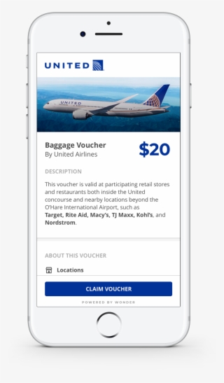Airline Digital Voucher Payout - United Airlines