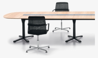 Pulse Conference Table Configuration With X-leg Base - Wiesner Hager Pulse