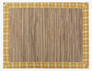 Coffee Bean Turmeric Waterlily Placemat, Set Of - Motif