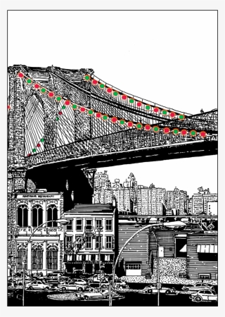 Cover Of Christmas Holiday Card - Arch