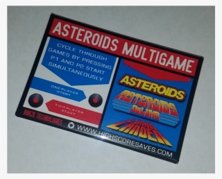 Asteroids Multigame Instruction Magnet Highscoresaves - Missile