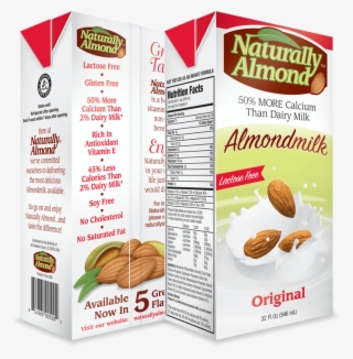 Original Naturally Almond Milk - Naturally Almond Vanilla Unsweetened