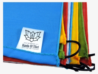 High Quality Blank Prayer Flags Set Of 10 Flags Surged - Polar Fleece