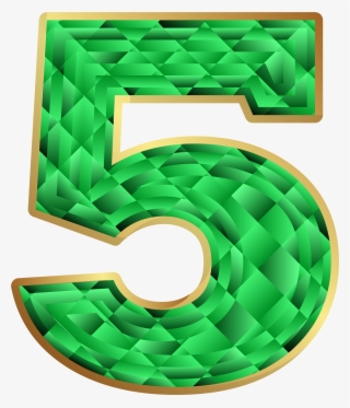 Emerald Number Five Png Clip Art Image - Soccer-specific Stadium