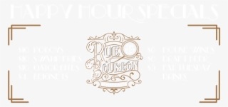 Happy Hour 7 Days A Week 2-6pm - Graphic Design