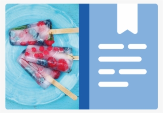 Berry And Mint Popsicles