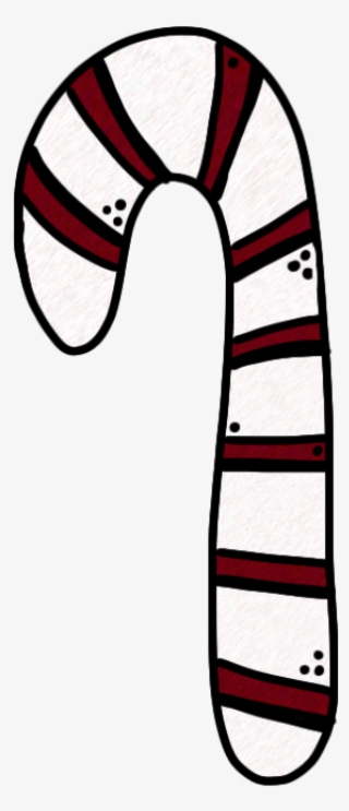 Here's Your Freebie Candy Cane - Candy Cane Clipart Melonheadz