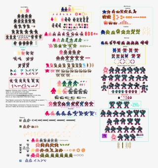 Click For Full Sized Image Robot Masters - Megaman Robot Master Sprites