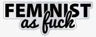 Feminist As Fuck Pin - Calligraphy