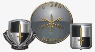 Army Cyber Branch Is A Maneuver Branch With The Mission - Defend Attack Exploit Logo