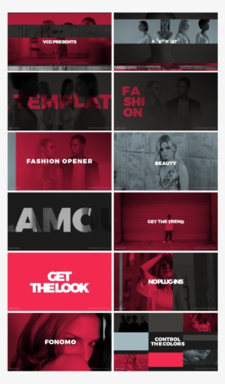 Fashion Opener After Effects Templates - Poster