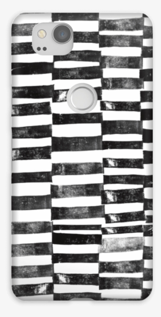 Black Painted Lines Case Pixel - Smartphone