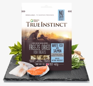 Freeze Dried Cat Treats White Fish With Salmon - True Instinct Freeze Dried