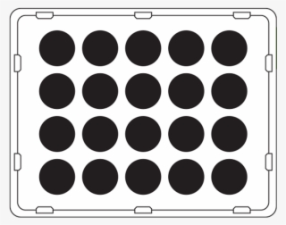 Domino For 6 Ml Glass Injection Vials - Spiroglyphics Around The World