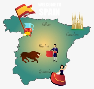 Learn Spanish Online With Happy Hour Spanish - Spain Clip Art