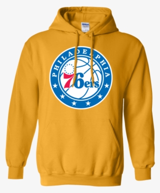 Philadelphia 76ers Pullover Hoodie - Yellow Hoodie With Rose